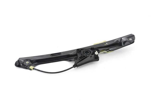 Elevalunas trasero derecho sin motor OEM 51357355640 para BMW X3 F25 {xDrive28i, sDrive18d, sDrive20i}. Compatible con modelos fabricados entre 2012 y 2017. Pieza original BMW.