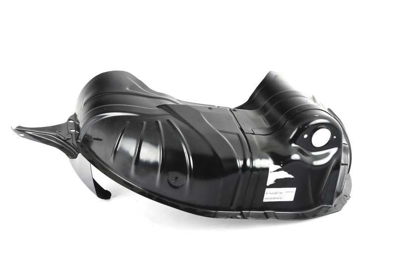 Pasaruedas trasero izquierdo, mitad interior OEM 41148231757 para BMW Serie 3 E46 (1998-2006). Original BMW.
