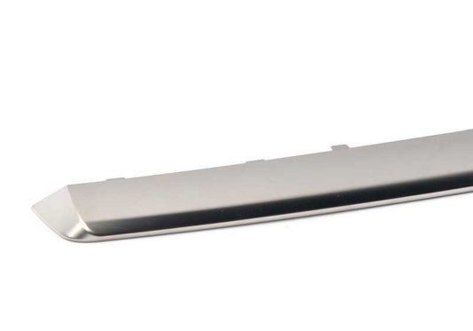 Tira decorativa frontal OEM 51117349363 para BMW X6 F16 {sDrive35i, xDrive28i, xDrive30d, xDrive35i}. Original BMW.