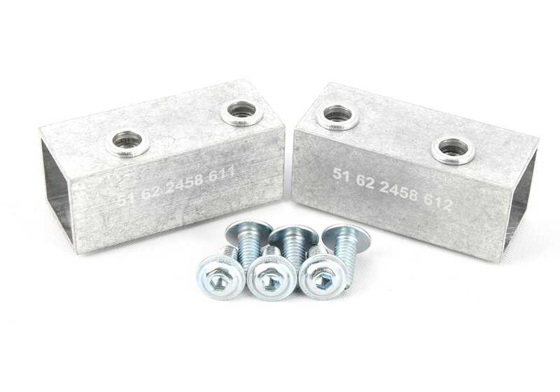 Kit adaptador para alerón trasero OEM 51622458650 para BMW F30, F80. Original BMW.