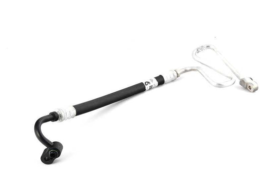 Tubería de alta presión A/C OEM 64538370726 para BMW E39. Conecta compresor con condensador. Repuesto original BMW.