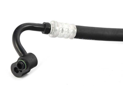 Tubería de alta presión A/C OEM 64538370726 para BMW E39. Conecta compresor con condensador. Repuesto original BMW.