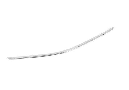 Embellecedor frontal izquierdo cromado OEM 51328185273 para BMW E39 (520d, 520i). Original BMW.