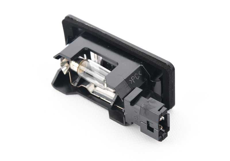 Luz de matrícula para BMW E46, E90, E91, E92, E39, E60, E61, E71, E72 (OEM 63267165646). Original BMW
