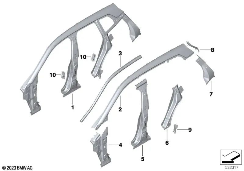 Threaded cover plate for BMW F40, G42, G87, U06, G20, G20N, G28, G28N, G80, G23, G26, G83, G60, G70, I20, U11, U12 (OEM 41009852058). Original BMW