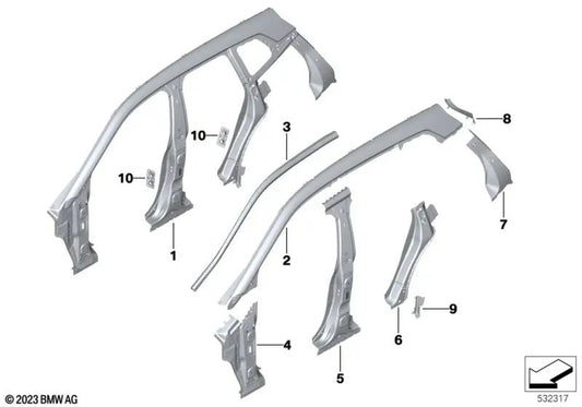 Threaded cover plate for BMW F40, G42, G87, U06, G20, G20N, G28, G28N, G80, G23, G26, G83, G60, G70, I20, U11, U12 (OEM 41009852058). Original BMW