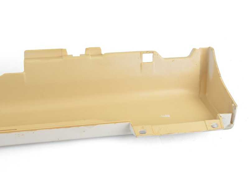 Cubierta lateral derecha OEM 51712239730 para BMW E30. Pieza original BMW, parte del kit M Technic de faldones y pasos de rueda.