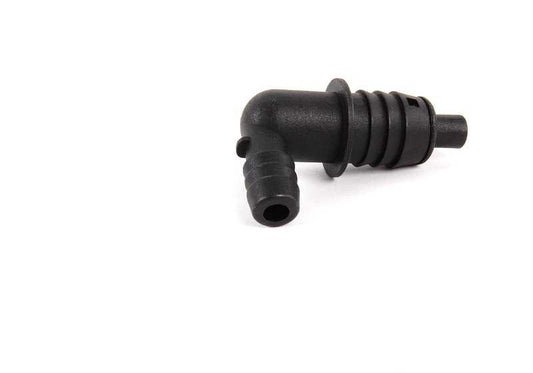 OEM 11151726187 fitting for crankcase ventilation on BMW 5 Series E34 (1989-1996). Genuine BMW.
