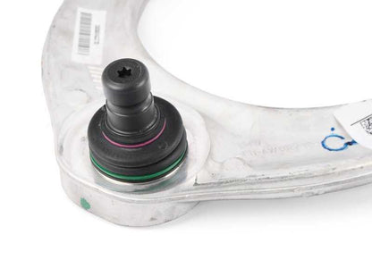 Brazo de suspensión superior derecho OEM 31122284982 para BMW F10, F06, F12, F13 (versiones M5 y M6). Compatible con modelos de tracción trasera. Original BMW.