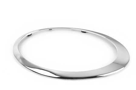 Anillo embellecedor de faros izquierdo cromo OEM 51137351371 para MINI Clubman F54, F54 LCI. Original MINI.