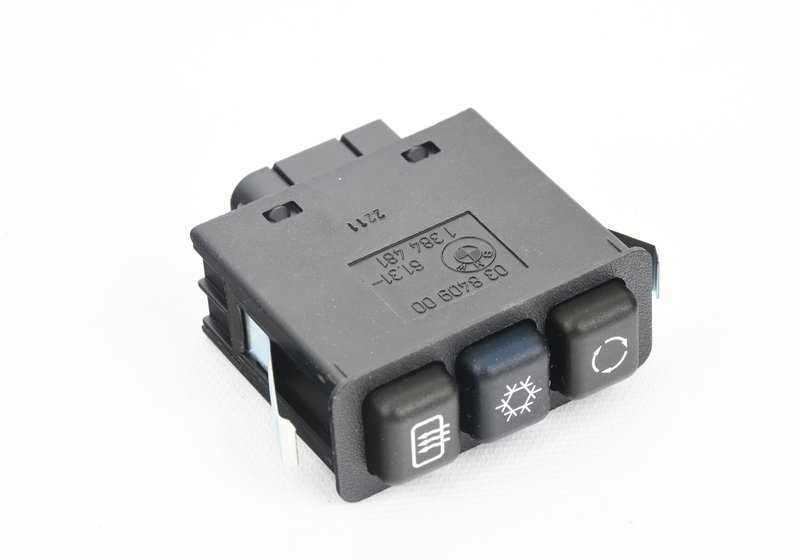 Interrupteur Luneta / Climatisation / Recirculation OEM 61311384481 pour BMW E34. BMW d'origine.