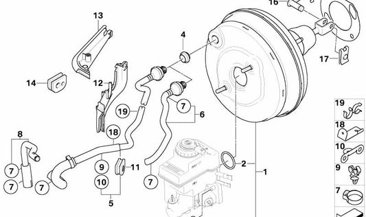 SUPERIOR BOARD OF THE OEM SEPARATOR 34306756581 FOR BMW 7 Series {E65: 730D, 730I, 735I, 740D, 740i, 745D, 745i, 750i}. Original BMW.