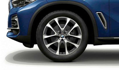 Alloy Tire V-Radio Design 738 OEM 36116883758 für BMW X5 G05, G05N, G18 und BMW X6 G06. Original BMW.