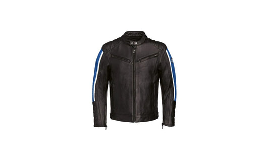 Chaqueta Schwabing bicolor negro/azul talla L OEM 76125B3D5B3 para BMW Motorrad. Original BMW Motorrad.