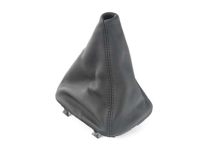 Fuelle de cuero negro OEM 25111221475 para BMW E24. Recambio original BMW.
