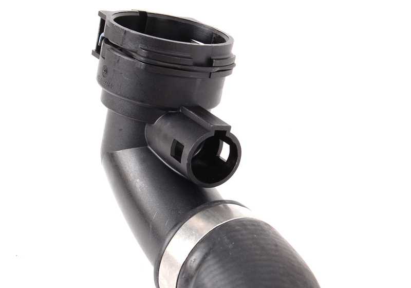 Manguera de refrigerante OEM 17123413819 para BMW X3 {E83} 2.5i y 3.0i (todos los modelos con motor M54, automático o manual, 4x4, 2003-2006). Original BMW.