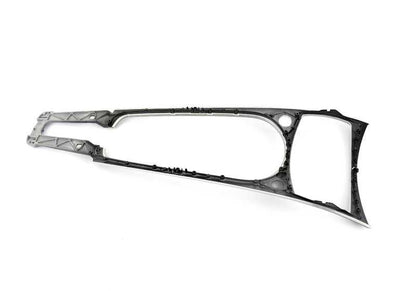 Embellecedor aluminio consola central OEM 51167053112 para BMW Z4 E85, E86. Acabado original en aluminio. Original BMW.