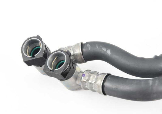 Tubo enfriador de aceite de la transmisión OEM 17227856727 para BMW F87, F87N. Original BMW.