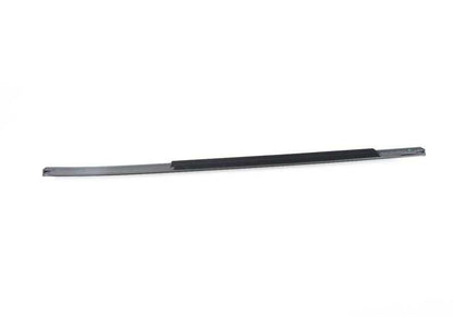 Embellecedor exterior puerta trasera izquierda aluminio OEM 51357410037 para BMW X3 G01 y F97. Original BMW.