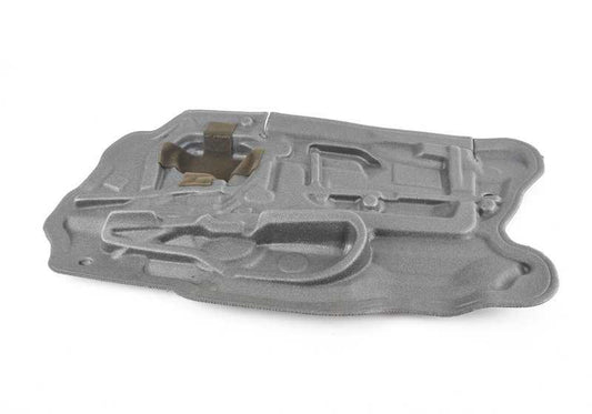 Aislante acústico puerta delantera derecha OEM 51487211428 para BMW E90, E91. Original BMW.