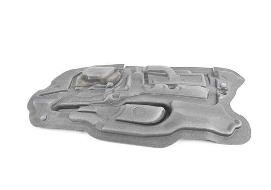 Aislante acústico puerta delantera izquierda OEM 51487211427 para BMW E90, E91. Original BMW.