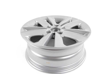 Llanta de aleación original BMW diseño V-Radio 141 plata 17" OEM 36116775621 para BMW E81, E82, E87, E88. Compatible con varios motores y versiones. Original BMW.