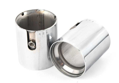 M Performance silencer OEM 18302411186 for BMW F30, F31, F32, F33, F36. Original BMW spare part.