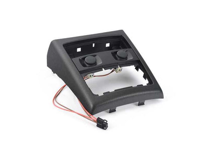 Embellecedor trasero negro OEM 51167150155 para BMW Serie 3 E90 y E91 (316d, 316i). Compatible con modelos fabricados entre 2008 y 2011. Original BMW.