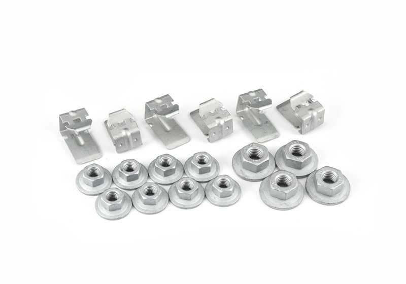 Kit de fijación OEM 51129059111 para BMW Serie 5 E34. Original BMW.