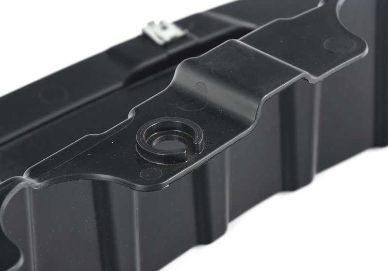 Tapa embellecedora de enganche de remolque central inferior OEM 51127338781 para BMW F25, F26. Original BMW.