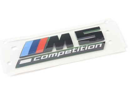 Emblema adhesivo "M5 Competition" OEM 51148078714 para BMW F90 M5 (modelos 2017-2023). Original BMW.