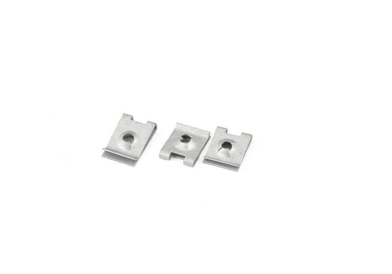 Kit de montaje parachoques trasero OEM 51122410279 para BMW X3 E83, E83N. Original BMW.