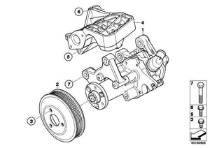 Pompa Servosterzo Per Bmw E70 E71. Pezzi di ricambio originali