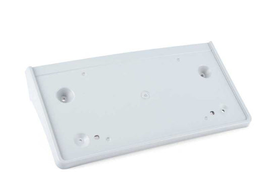 Soporte base para matrícula OEM 51113415203 para BMW E83. Original BMW.