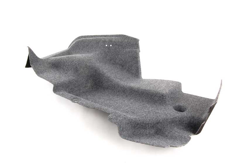 Revestimiento lateral izquierdo maletero OEM 51478266567 para BMW E46 {316Ci, 318Ci}. Pieza original BMW.