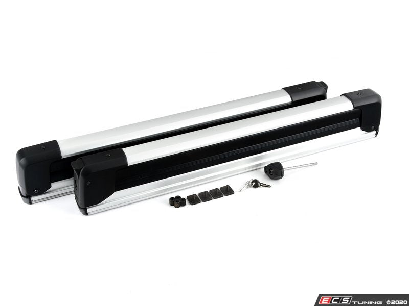 Rack lateral extensível para esqui e snowboard com trava antirroubo OEM 82722326528 para MINI R50, R53, R56, F55, F56, Clubman R55/F54, Countryman R60/F60/U25, Paceman R61... e muito mais. MINI originais.