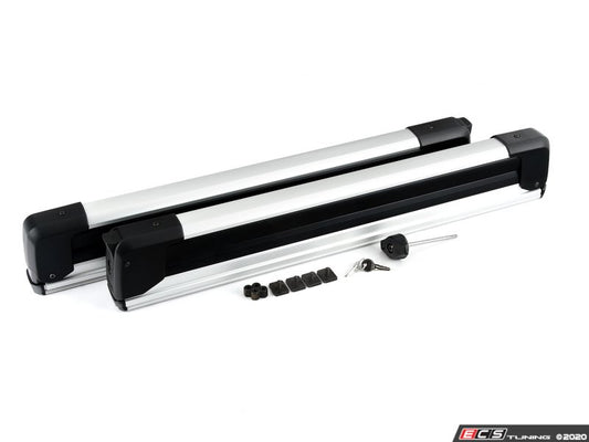 Rack lateral extensível para esqui e snowboard com trava antirroubo OEM 82722326528 para MINI R50, R53, R56, F55, F56, Clubman R55/F54, Countryman R60/F60/U25, Paceman R61... e muito mais. MINI originais.