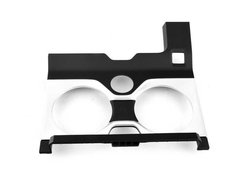 Cubierta portavasos térmico OEM 51166842025 para BMW G05, F95, G06, F96, G07, G09, XM. Original BMW.