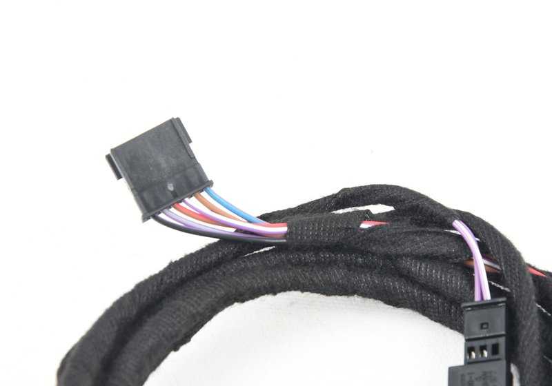 Right lumbar wiring OEM 52107009084 for BMW E46, E64. Original BMW.