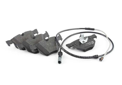 Juego de pastillas de freno con sensor OEM 34212413041 para BMW E70, E71, F15, F16. Original BMW.