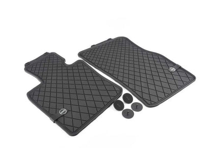 Alfombrillas delanteras todo tiempo OEM 51472354155 para MINI F56, F55, Cabrio F57... y más. Original MINI.