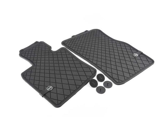 Alfombrillas delanteras todo clima OEM 51472354155 para MINI F56, F56 BEV, F55, Cabrio F57... y más. Original MINI.