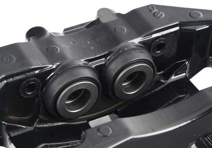 Pinza de freno delantera derecha OEM 34112283162 para BMW E60, E61, E63, E64. Original BMW.