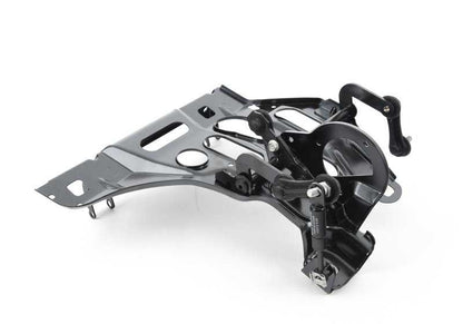 Support de réglage FARO gauche OEM 63121970565 pour les modèles BMW 8 E31 (840CI, 840i) avec moteur M60 et M62. Compatible avec la transmission manuelle et automatique. BMW d'origine.