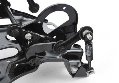Support de réglage FARO gauche OEM 63121970565 pour les modèles BMW 8 E31 (840CI, 840i) avec moteur M60 et M62. Compatible avec la transmission manuelle et automatique. BMW d'origine.