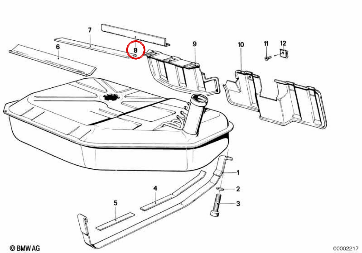 OEM Sceal Washer 16111180163 pour BMW E36, F31, E34, E23, E32, E38, E65, E66, E31, Z3. BMW d'origine.
