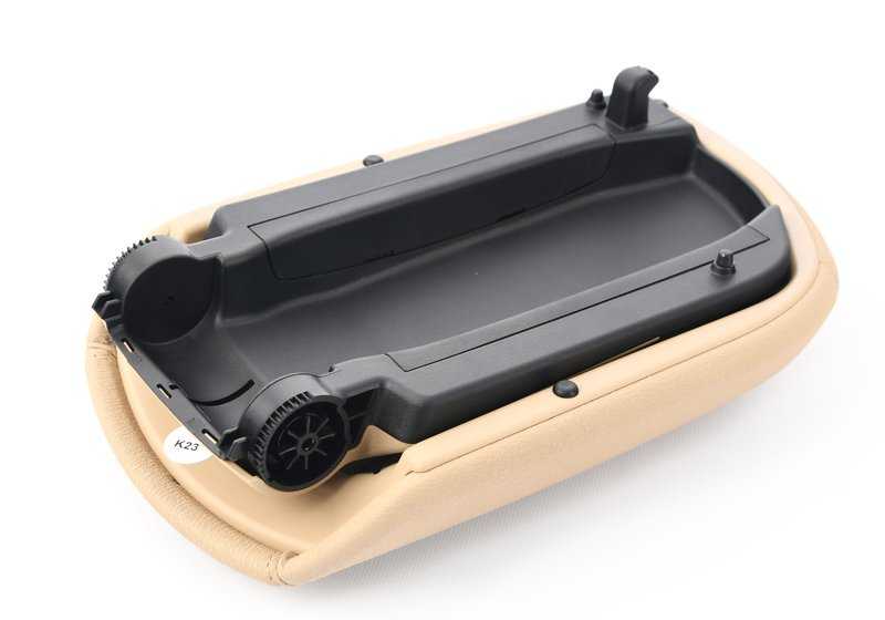 Tapa reposabrazos central color beige OEM 51162993644 para BMW X1 E84 (sDrive16d, sDrive16i, sDrive18d, sDrive18i). Original BMW.