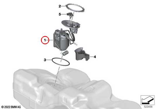 Centralina OEM 16115A2AC89 per BMW Serie 5 G60, G61 (520i, 530i) e altre. BMW originale.