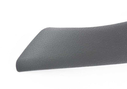 Interior Embelador da porta direita Hirter OEM 51417417514 Para BMW F48 (X1 SDRIVE/XDRIVE 16D, 18I, 20I, 20D, 25I) 2015-2022. BMW original de cor preta.