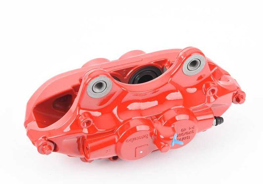 Alojamiento de la pinza de freno M Performance delantero derecho rojo OEM 34106875654 para BMW F20, F21, F22, F30, F32... y más. Original BMW.